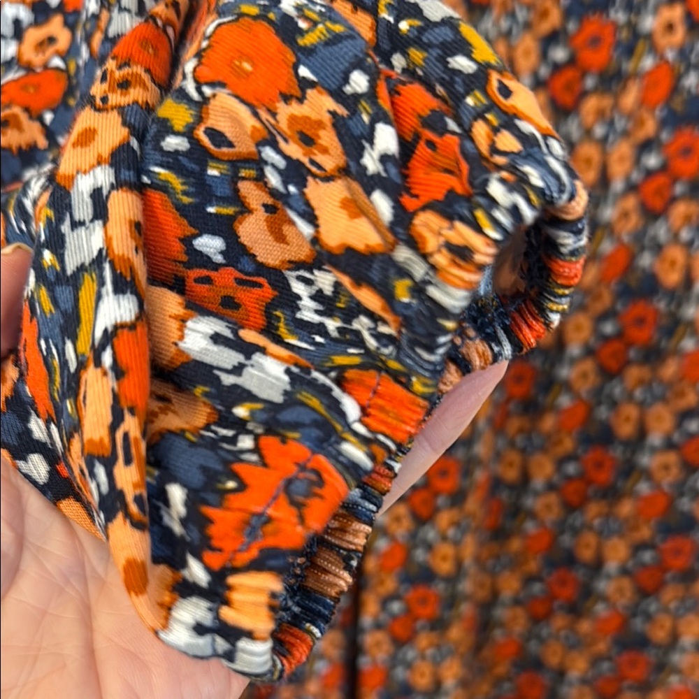 Floral Long Sleeve Maxi Dress - Picture 6 of 7